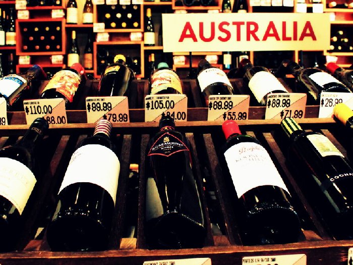 Цены на вина Австралии